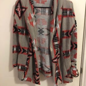 Hooded cardigan